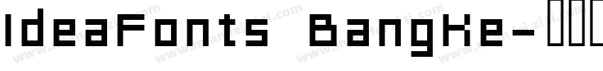 IdeaFonts BangKe字体转换